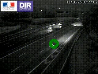 Webcam sur la Nationale 201 à hauteur de la sortie Chambéry-Nord, avant à la jonction entre l'A41 et l'A43, en direction de Lyon