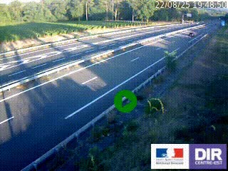 Webcam autoroute sur l'A77 à hauteur de Pouilly-sur-Loire en direction de Nevers