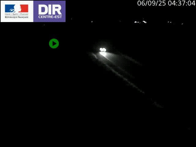 Webcam sur le contournement de Valence, sur la Nationale 7, caméra orientée vers Lyon