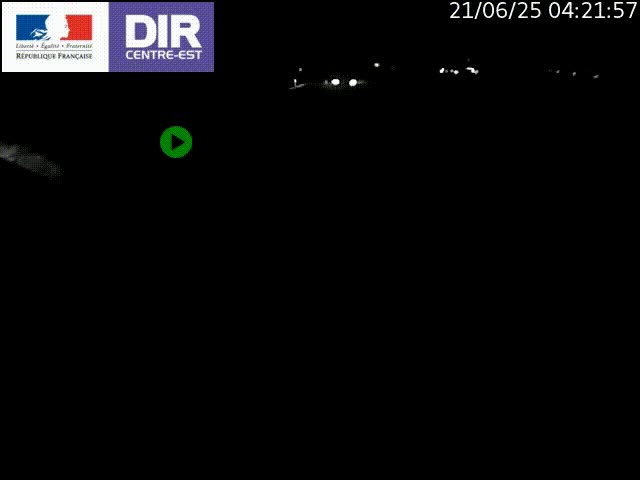 Webcam sur le contournement de Valence, sur la Nationale 7, caméra orientée vers Lyon
