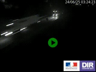 Caméra autoroutière sur l'A47 à hauteur de Givors, a proximité de Lyon. La webcam est orientée vers Lyon