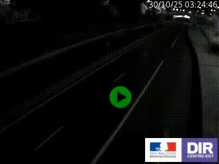 Caméra autoroutière sur l'A47 à hauteur de Givors, a proximité de Lyon. La webcam est orientée vers Lyon