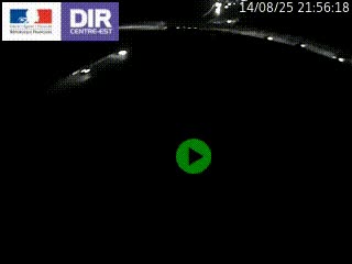Webcam traffic à Grenoble-sud sur l'autoroute A480. Vue orientée vers l'entrée et la sortie de Grenoble