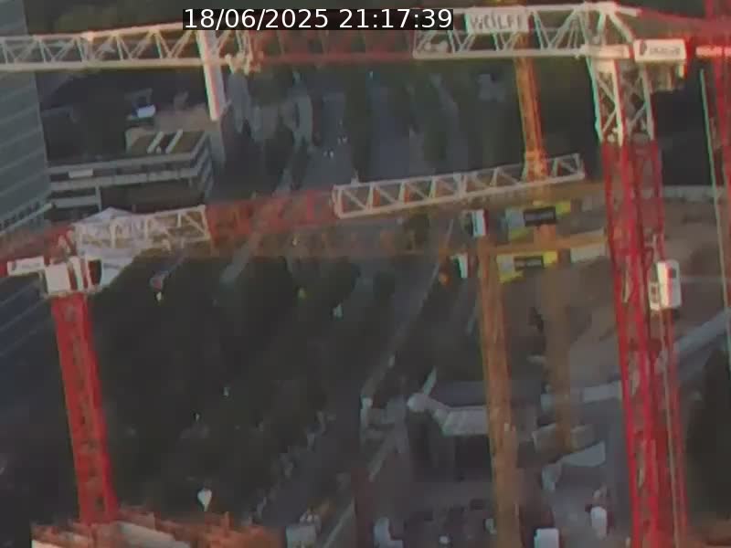 Webcam sur l'avenue John Fitzgerald Kennedy (N51) avec vue orientée vers le Findel