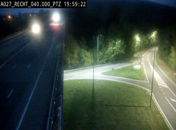 Webcam sur A27/E42 après Malmedy. Vue orientée vers l'Allemagne