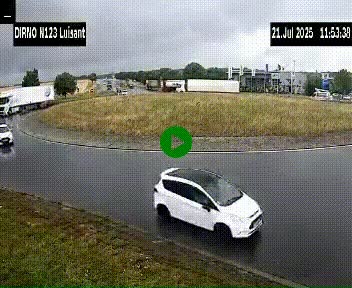 Webcam en périphérie de Chartres sur la N123, à hauteur de Luisant. Vue orientée vers Chartres
