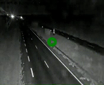 Webcam à hauteur de Vert-en-Drouais sur la N12, en périphérie de Dreux. Vue orientée vers Alençon