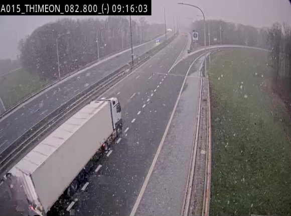 Caméra trafic Belgique - Thiméon - E42, jonction avec A54 (E420) direction La Louvière/Charleroi - BK 82.82