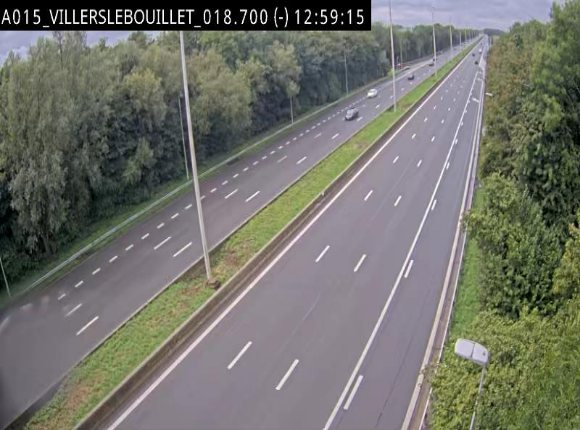 Webcam autoroute Belgique - Villers-le-Bouillet - E42 direction Liège - BK 18.7