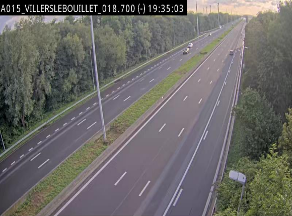 Webcam autoroute Belgique - Villers-le-Bouillet - E42 direction Liège - BK 18.7