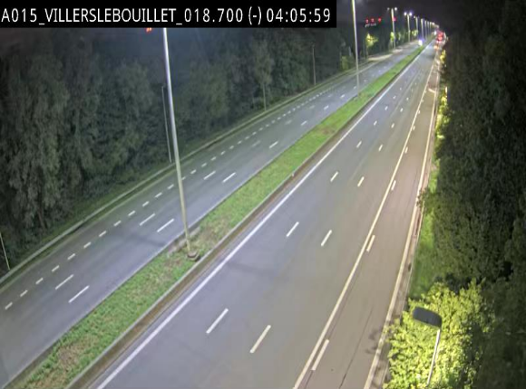 Webcam autoroute Belgique - Villers-le-Bouillet - E42 direction Liège - BK 18.7