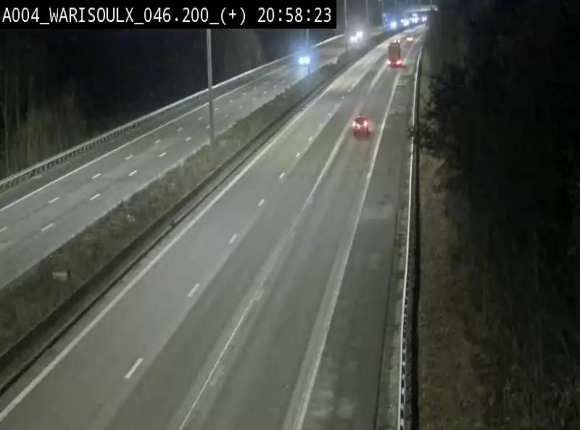 Webcam autoroute Belgique - Warissoulx - E411 - BK 46.2