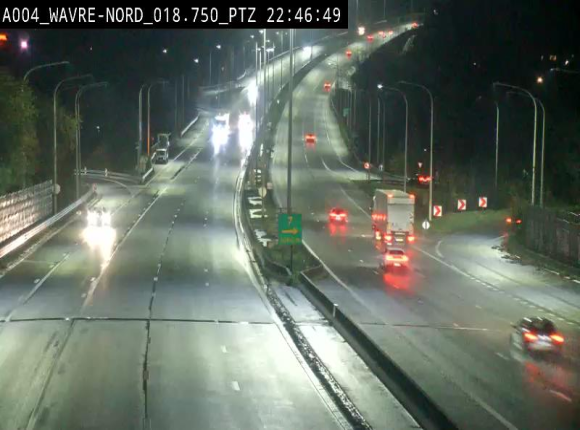 Webcam traffic E411(A4) - BK 18.7 - Bierges (Wavre Nord)