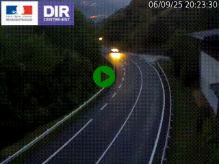 Caméra trafic sur la N90 à Bourg-Saint-Maurice, en provenance d'Aoste et en direction d'Albertville