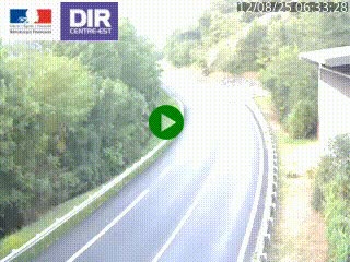 Caméra trafic sur la N90 à Bourg-Saint-Maurice, en provenance d'Aoste et en direction d'Albertville