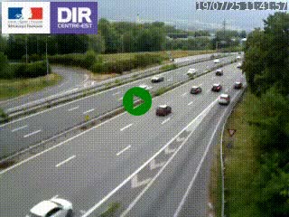 Caméra routière à hauteur de la sortie 15 Chambéry-centre au PK 4,103 en direction d'Albertville