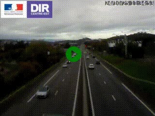 Caméra autoroute à Saint-Etienne (Les Littes) à hauteur du Ikea Saint-Etienne sur l'A72 en direction de Roanne