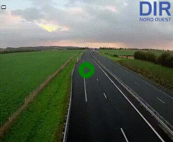 Webcam sur A84 à hauteur de l'échangeur de Poilley avec la N175, au sud d'Avranches