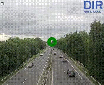 Webcam sur le périphérique de Caen (N814) à l'est de la ville, à Mondeville hauteur de la sortie 2, Presqu'île-Rives de l'Orne, au bout de l'autoroute A13