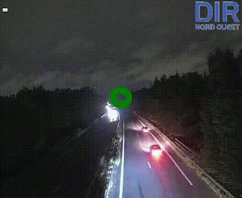Webcam sur le périphérique de Caen (N814) à l'est de la ville, à Mondeville hauteur de la sortie 2, Presqu'île-Rives de l'Orne, au bout de l'autoroute A13