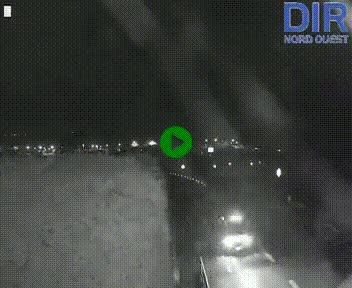 Webcam au début de l'A84 sur le périphérique Ouest de Caen (N814) à hauteur de la sortie 9, Porte de Bretagne