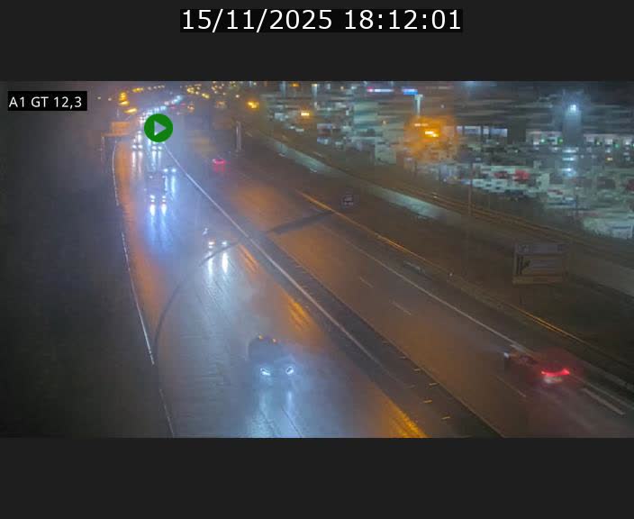 Traffic live webcam Luxembourg Senningerberg - A1 direction Allemagne - BK 12.3