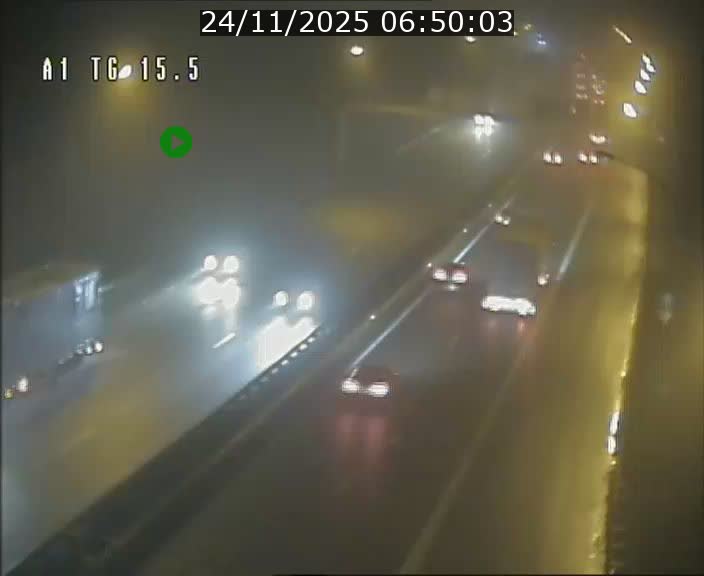 Traffic live webcam Luxembourg Munsbach - A1 direction Luxembourg - BK 15.5
