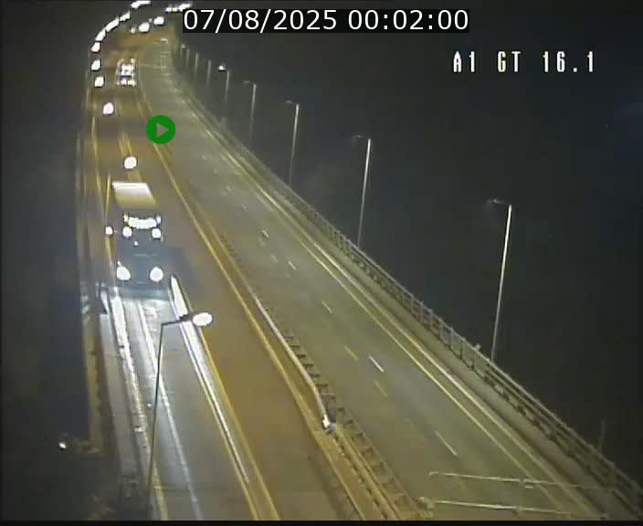 Traffic live webcam Luxembourg Niederanven - A1 direction Allemagne - BK 16.1