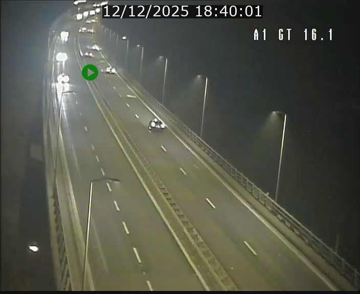 Traffic live webcam Luxembourg Niederanven - A1 direction Allemagne - BK 16.1