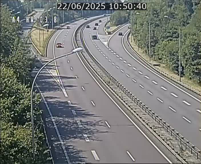 Webcam traffic A4 Luxembourg - BK 3.8 - Leudelange (direction Esch sur Alzette)