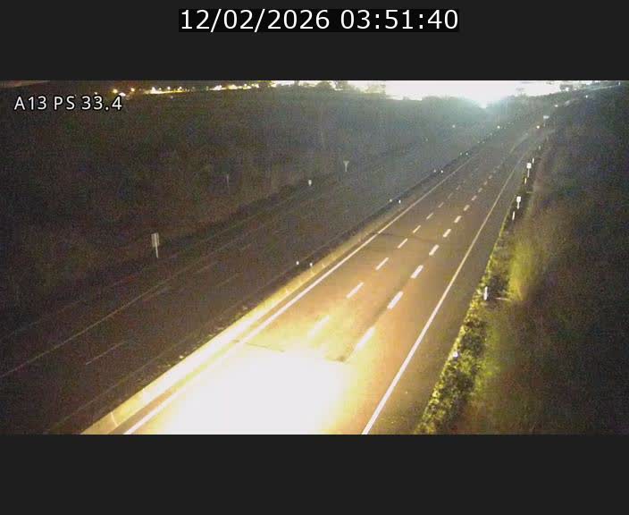 Webcam trafic sur A13 à hauteur de Mondorf-les-Bains en direction d'Altwies