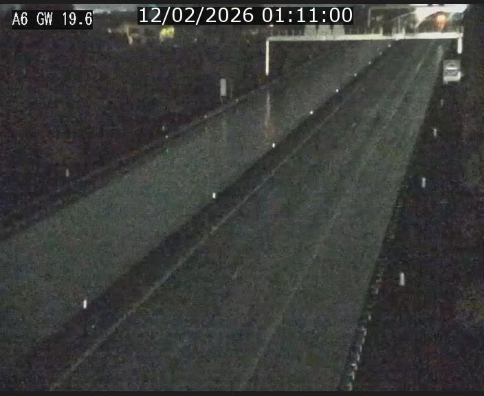 Traffic live webcam Luxembourg - Steinfort - A6 - BK 19.6 - direction Belgique