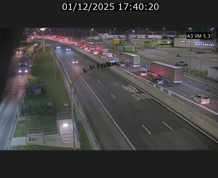 Traffic live webcam Luxembourg Aire de Berchem - A3 - BK 5 - direction France