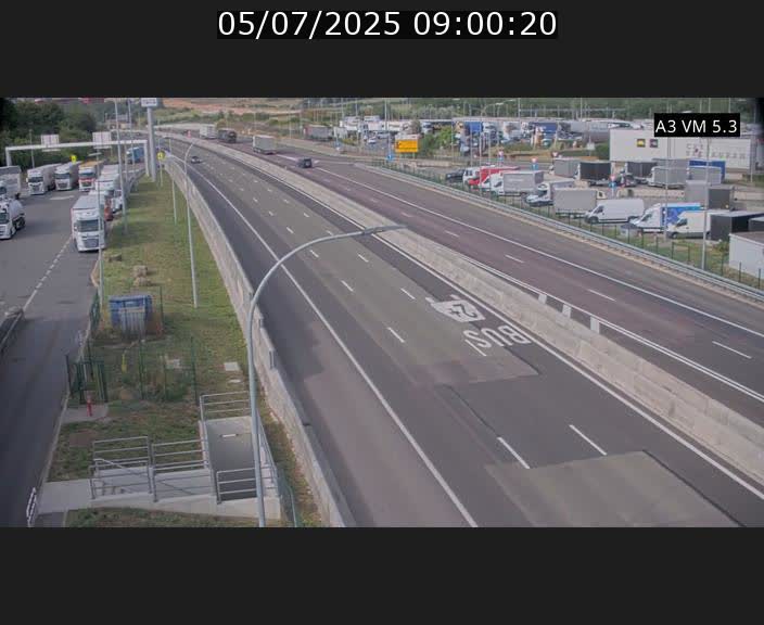Traffic live webcam Luxembourg Aire de Berchem - A3 - BK 5 - direction France