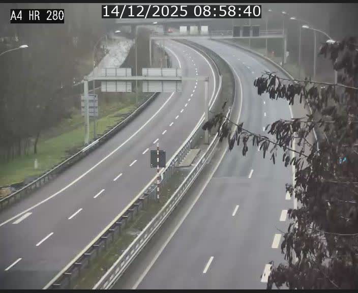 Webcam traffic A4 Luxembourg - BK 0.2 - P+R Bouillon (direction Luxembourg)