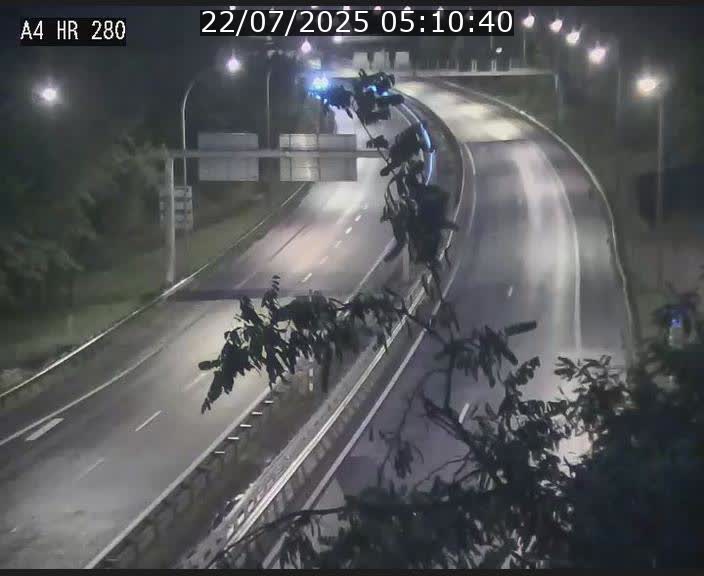 Webcam traffic A4 Luxembourg - BK 0.2 - P+R Bouillon (direction Luxembourg)