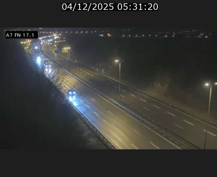 Caméra trafic Luxembourg - A7, Merscherbierg direction Mersch