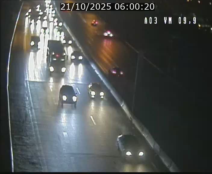 Webcam Autoroute à la Croix de Bettembourg - A3 - BK 9.9 - direction France