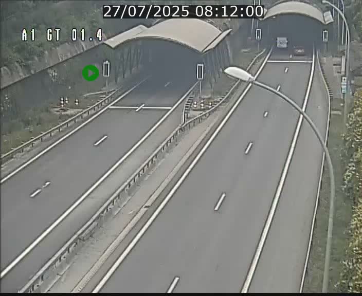 Traffic live webcam Luxembourg Hesperange - A1 direction Kirchberg - BK 1.4