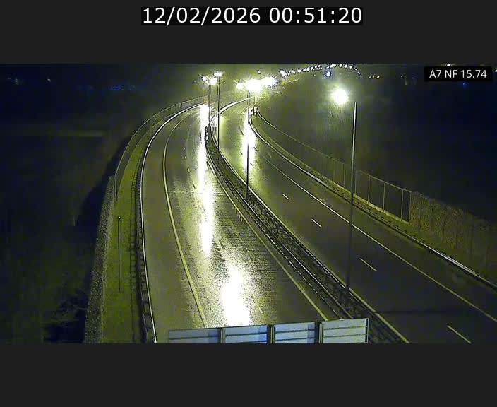 Caméra trafic Luxembourg - A7, Tunnel Mersch, entrée nord, direction Lorentzweiler