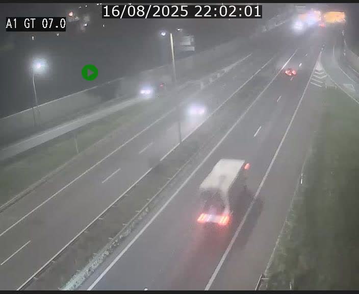 Traffic live webcam Luxembourg Cents - A1 direction Kirchberg - BK 7