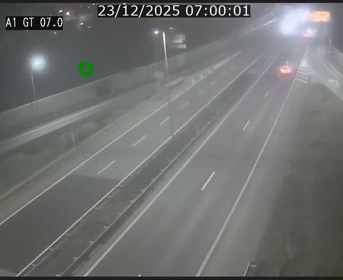 Traffic live webcam Luxembourg Cents - A1 direction Kirchberg - BK 7