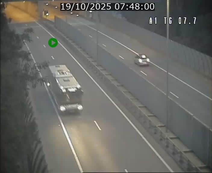 Traffic live webcam Luxembourg Kirchberg - A1 direction Luxembourg-ville - BK 7.7