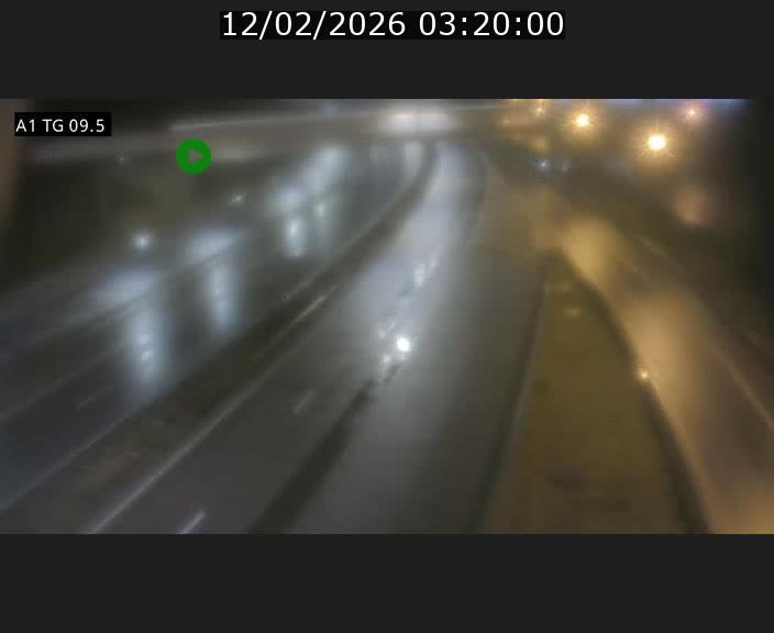 Traffic live webcam Luxembourg Jonction Grünewald - A1 direction Luxembourg-ville - BK 9.5