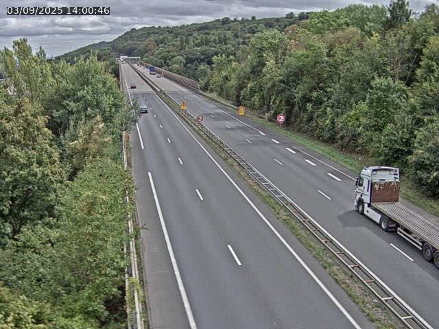 Caméra autoroute France - A30, Hayange direction Metz