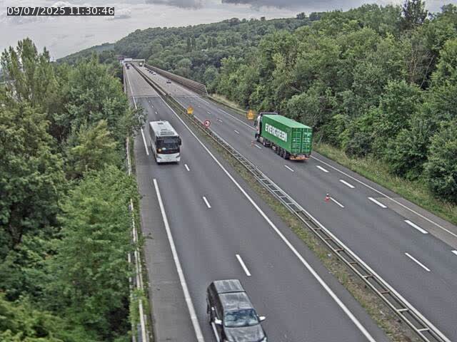 Caméra autoroute France - A30, Hayange direction Metz