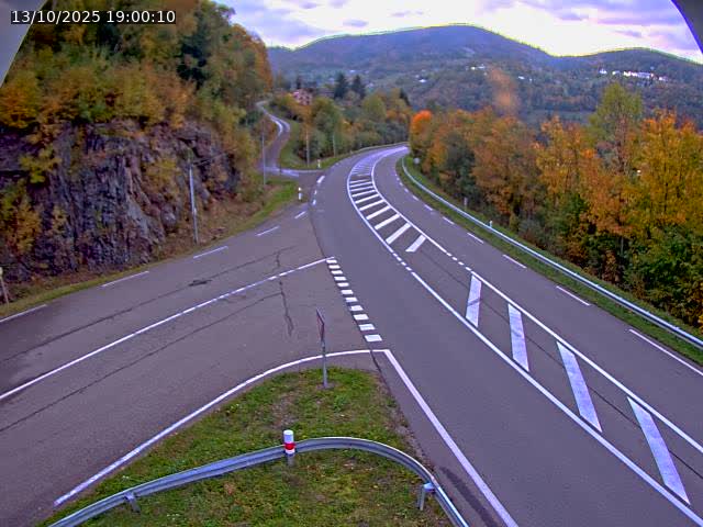 Caméra autoroute France - N66, col du Bussang direction Remiremont
