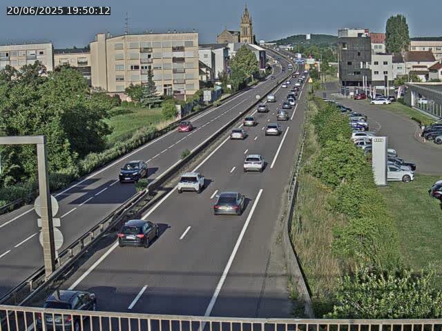 Caméra autoroute France - A31, Thionville direction Metz
