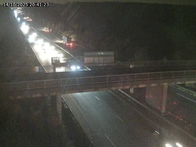 Caméra autoroute France - A31, Zoufftgen direction Luxembourg-ville, à la frontière entre la France et le Luxembourg