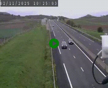 Caméra autoroute A75 à hauteur de Le Crest, en direction de Montpellier